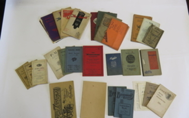 A selection of spare parts books and handbooks