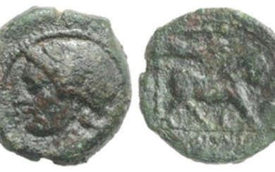 Southern Campania, Neapolis, c. 250-225 BC. Æ (14mm, 2.58g, 9h)....