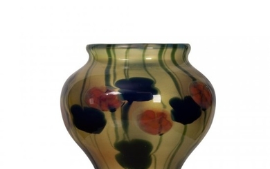 Tiffany Studios "NASTURTIUM" Paperweight Glass Vase