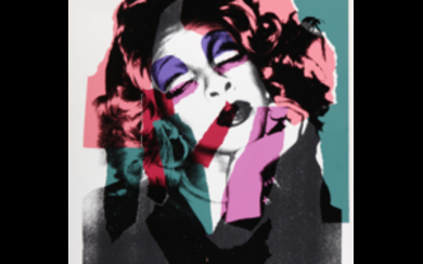 Andy Warhol ( Pittsburgh 1928 - New York 1987 ) , "Ladies and Gentlemen" 1975 silkscreen on arches paper cm 112x73 Signed and numbered es.6 / 125 on the reverse Literature...
