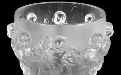 A Lalique Clear And Frosted Glass Luxembourg