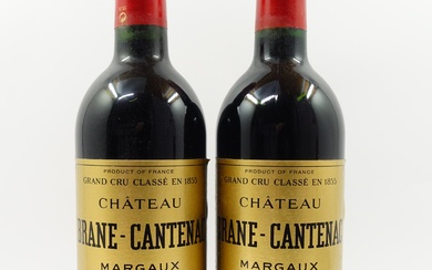 12 bouteilles CHÂTEAU BRANE CANTENAC 2000 2è GC Margaux