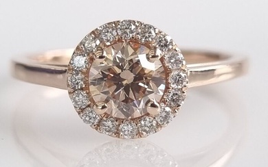 14 kt. Pink gold - Ring - 0.75 ct Diamond - Diamonds