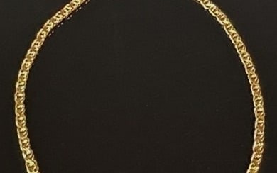 14K Gold Italian Link Chain Necklace