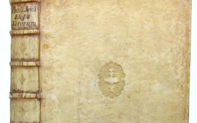 1575-1577 ELOGIA VIRORUM BELLICA VIRTUTE by Paolo Giovio ILLUSTRATED antique