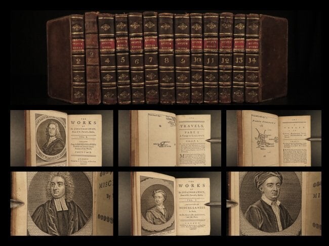1751 Gullivers Travels Works of Jonathan Swift