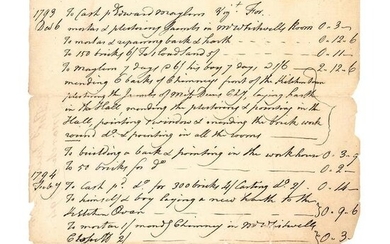 1794 Colonel Thomas Dawes Document Signed Boston