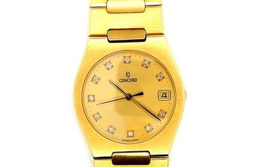18K Yellow Gold Man's Concord Watch