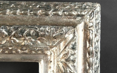 18th Century English School. A Carved Wood Silvered
