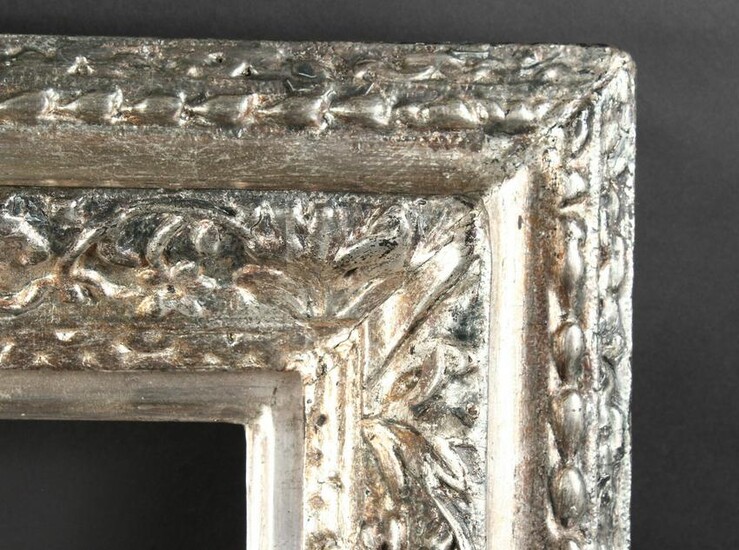 18th Century English School. A Carved Wood Silvered
