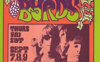 1967 Byrds Bill Graham Poster BG-82-OP-1