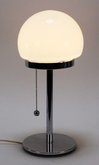 1970's Modern SCE French Chrome Mushroom Lamp