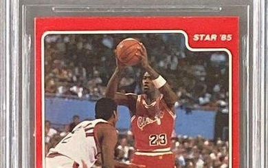 1985-86 Star Michael Jordan #2 Rookie Team BGS 8.5