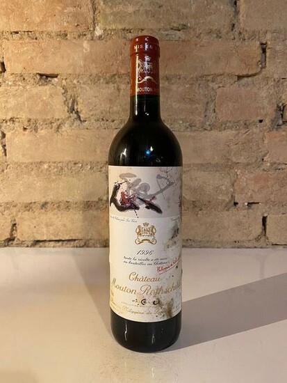 1996 Chateau Mouton Rothschild - Pauillac 1er Grand Cru Classé - 1 Bottle (0.75L)