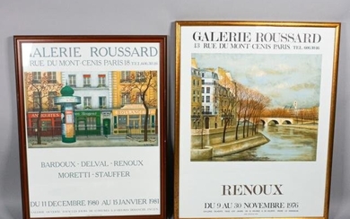 2 Galerie Roussard Renoux Exhibition Posters