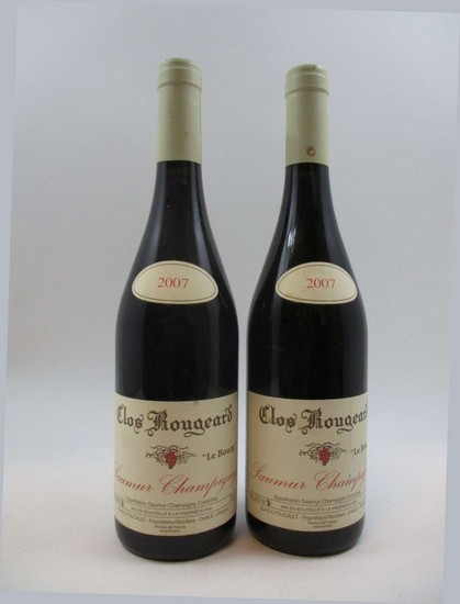 2 bouteilles SAUMUR CHAMPIGNY 2007 Le Bourg
