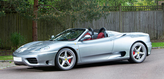 2001 Ferrari 360 Spider, Coachwork by Pininfarina Registration no. Y707 TGJ Chassis no. ZFFYT53C000123797