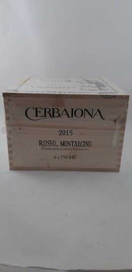 2015 Cerbaiona, Rosso di Montalcino- Tuscany - 6 Bottles (0.75L)