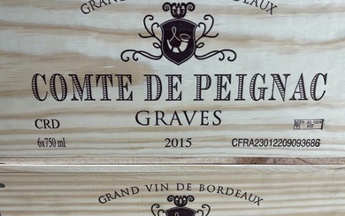 2015 Château Comte de Peignac Graves - Graves - 12 Bottles (0.75L)