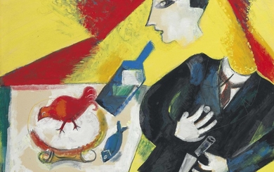 Marc Chagall (1887-1985), Le buveur ou L'Absinthe ou Etude pour "Le Saoul"