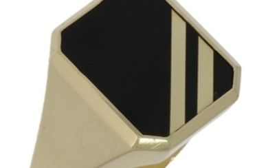 Zegel - 14 kt. Gold - Ring Onyx