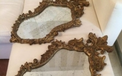 Wall mirror (2) - Wood - 19th century