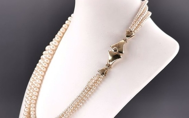 18 kt. Fresh water pearls - Necklace