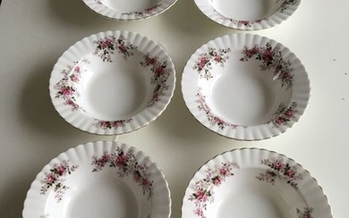 Soup plates from Royal Albert lavender rose (6) - Porcelain