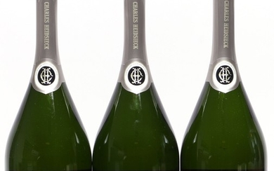 3 bts. Mg. Champagne Brut “Blanc de Blancs”, Charles Heidsieck A (hf/in). Oc.