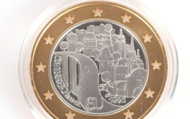 Münze ATS 500,-- "Österreich in der EU"