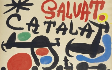 Joan Miró (1893-1983), Hommage à Joan Salvat