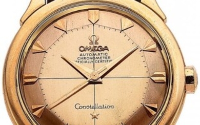 54011: Omega Fine 18k Rose Gold Constellation with Cros