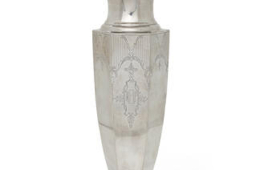 An American weighted sterling silver vase