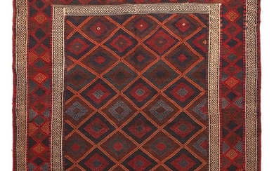 6 x 9 Tribal Rug Wool Handmade Afghan