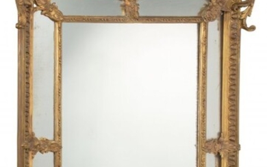 61011: A Napoleon III Carved Giltwood Mirror, late19th