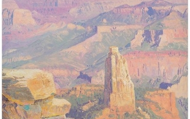 68011: Curt Walters (American, b. 1950) Canyon Sunset O