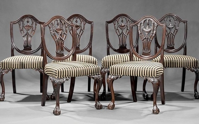 Carved Mahogany Dining Chairs
