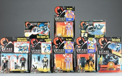 8 'Batman The Animated Series' collectibles MOC.
