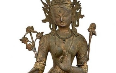 Nepalese Bronze Figure of Padmapani