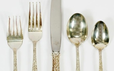 S. KIRK & SON 'REPOUSSE' STERLING SILVER FLATWARE