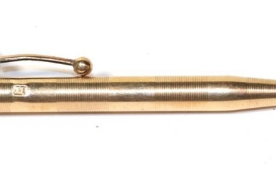 A 9 carat gold ''Yard-O-Lette'' propelling pencil