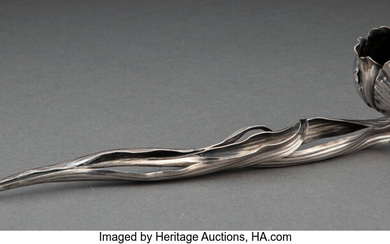 A Buccellati Silver Tulip-Form Candle Snuffer (20th century)