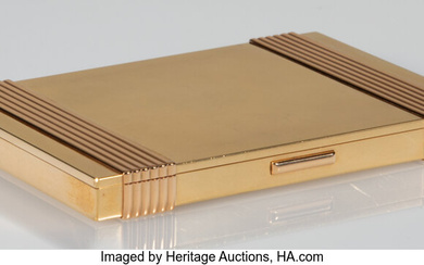 A Cartier 18K Gold Cigarette Case