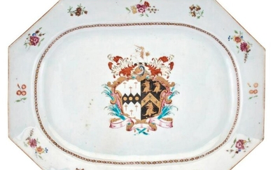 A Chinese Armorial Export Porcelain Platter