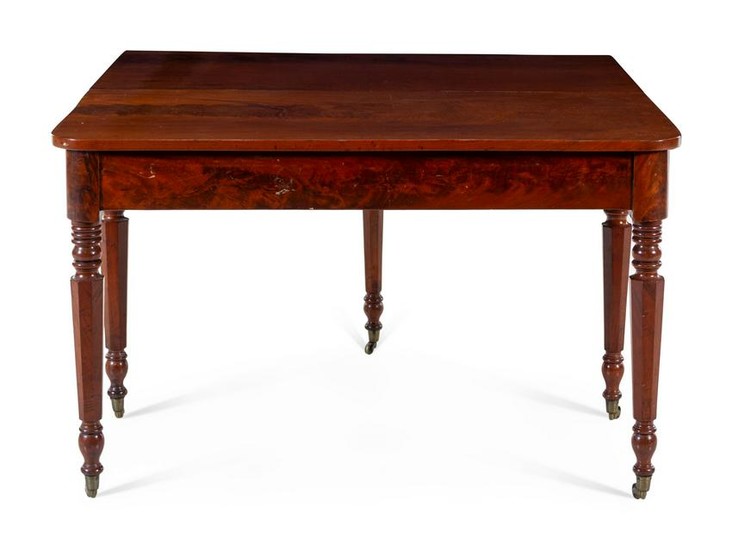 A Federal Style Mahogany Dining Table