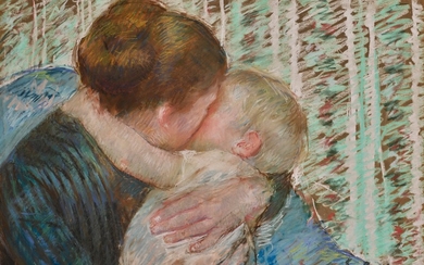 A GOODNIGHT HUG, Mary Cassatt