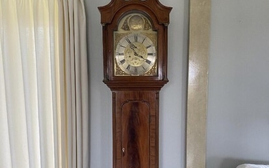 NOT SOLD. A George III mahogany longcase clock. Signed Miller. England, late 18th century. H. 206 cm. W. 46 cm. D. 40. – Bruun Rasmussen Auctioneers of Fine Art
