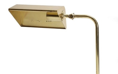 A German brass table lamp