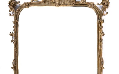 A German carved giltwood mirror