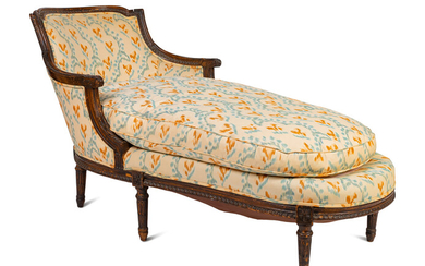 A Louis XVI Style Chaise Longue
